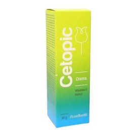 Cetopic Crema Antioxidante 50 g – Vitamina C + Ácido Hialurónico, Antiedad y Despigmentante 