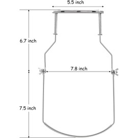 Harmonica Holder, 10 Hole Harmonica Holder Neck, Anti-Scratch Adjustable Harmonica Professional Neck Brace, Hands Free with Anti-Scratch Felt Pads to Protector Harmonica (2 Packs）