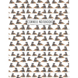 Rottweiler Cornell Notebook: Rottweiler Animals Rottweiler Notebook Journals For Men, Women, Girls, and Kids - 100 pages (8.5" x 11")