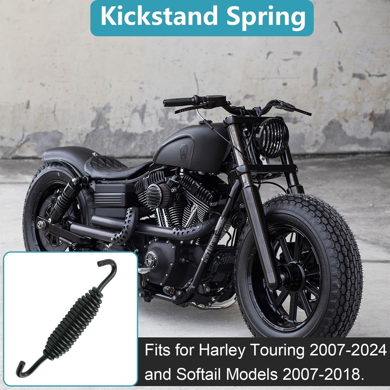 1 Pack Kickstand Spring, High-Carbon Steel Motorcycle Kickstand Spring for