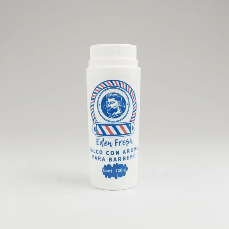 Talco Fino Con Aroma Fresco Para Barbero (10 Unidades 120g)