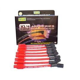 Taylor Cable 79205 409 Pro-Race Spiro-Wound Core Spark Plug Wire Set, Red