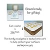 Crumbs by Collette Baking Pun Coasters - Boxed Gift Set