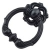MuDuJia 10-Pack Antique Black Vintage Look Drawer Pulls 2.2" Diameter