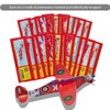 HONGECB Glider Planes Set, Polystyrene Flyer Set, Individually Packaged Polystyrene