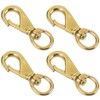 Faneta 3-1/4 inch Solid Brass Swivel Snap Hooks Clips with