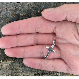 Dainty Cross Pendant Made From 925 Sterling Silver