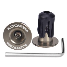 popluxy Bar End Cap Bicycle Bar End Plug Anti-Slip Aluminum Alloy Lightweight Durable 1 Pair 4 Colors Available