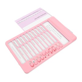 NUOBESTY Board for Boys and Girls Self-discipline Time Clock Planning Reminder Chart