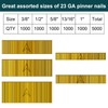 Toicann 23 Gauge Pin Nails (1",13/16",5/8",1/2",3/8") 5000 pcs Headless Pinner