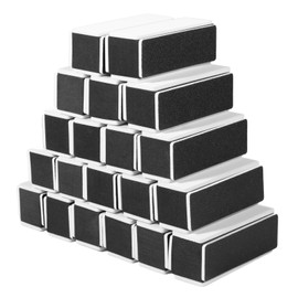 Pack of 20 Polishing File Fingernails, 4-Sided Polishing Block for Nails (240/400/3000/3000) Nail Buffer Nail File for Shaping, Smoothing and Polishing Nails