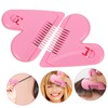 minkissy Haircutting Tool for Women 2pcs Comb with Plastic Bangs