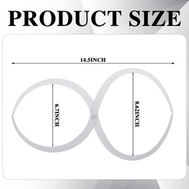 Saysurey Wood Turning Double Ended Bowl Calipers Stainless Steel Woodworking Calipers Tools Woodturning Tools Pottery Calipers Wood Lathe Calipers Thickness Measuring Tool (7 Inch)