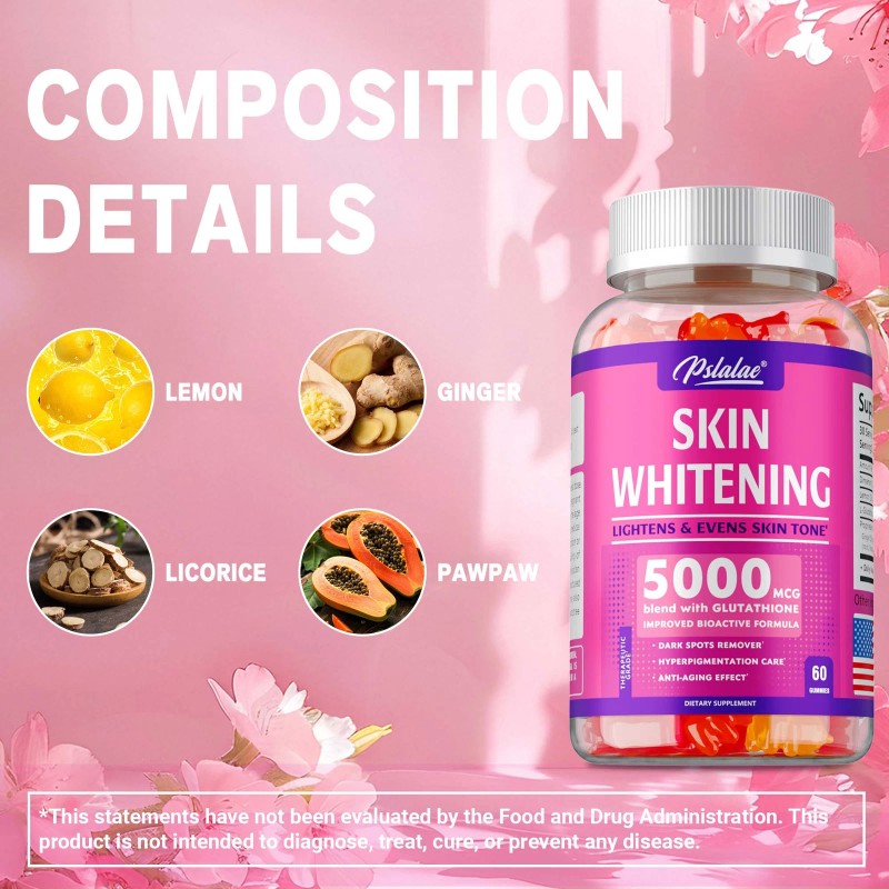 pslalae Skin Whitening - Effective Skin, Whitening, Liver Health, Brighten