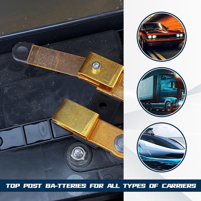 Kutyun Battery Disconnect Switch, Car Battery Switch, 12V/24V Top Post