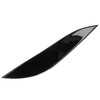 Front Headlight Eyebrow Eye Lid Cover Trim Piano Black Replacement