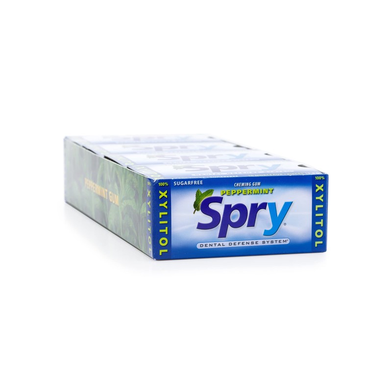 Spry Fresh Natural Xylitol Chewing Gum Dental Defense System -