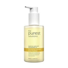 The Purest Solutions Exfoliating Salicylic Acid Cleanser Facial Cleanser (0.5% Salicylic Acid & 1% Niacinamide) - For Oily/Combination Skin - Reduces Pimples and Acne Prone - Vegan (6.76 fl. oz)