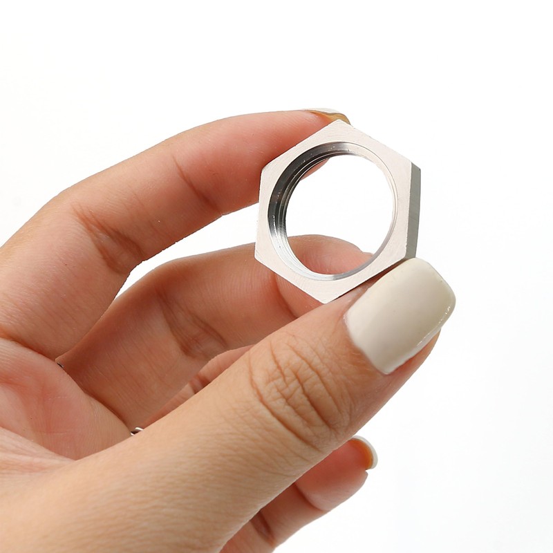 5Pcs/Set M22 x 1.5mm Hex Lock Nut Pipe Fitting Female