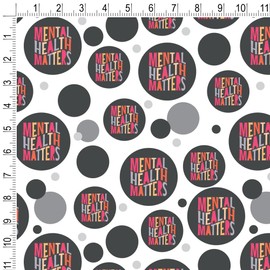 GRAPHICS & MORE Mental Health Matters Gift Wrap Wrapping Paper Roll