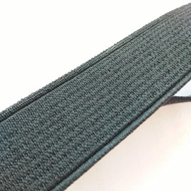 CUSHYSTORE 35 Yards Stretch Elastic Band Strap for Sewing Crafts Handmade Making (Black, 3/4")