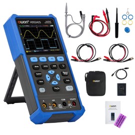 OWON HDS242S oscilloscope 3 in 1 40MHz Professional Handheld PC oscilloscope, 20000 Counts Digital multimeter 3.5 inch LCD Display Universal Test Instrument (oscilloscope+multimeter+Generator)