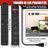 Multicontacto, 110V 10A 6 Tomas Multicontacto Pared con 1m Extension