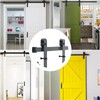 Signstek Barn Door Hardware Kit for Sliding Door, 8 FT