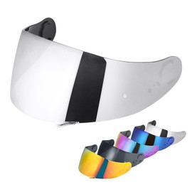 VCOROS GT Air Helmet Visor Replacement, CNS-1 Face Shield Compatible with GT Air 2/ Neotec/TC-5/ TC-9 Visor Replacement (Chrome Silver)