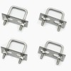 QYIMLI Stainless Steel Square U Bolt Clamp, Square Tube Clamps