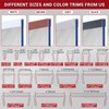 Rubber Edge Trim, 5/16" Self Adhesive Flexible U Channel Edge