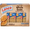 Lance Sandwich Crackers, Made with Whole Grain Crackers, Peanut Butter,