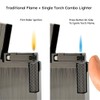 Visol Hubbard Traditional and Torch Flame Refillable Gas Lighter, Flint