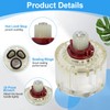 A954.4400070A Pressure Balance Cartridge Replacement, Compatible with American Standard R110/R115,