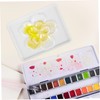 COHEALI Watercolor Palette Tray Empty Paint Palette for Artists Students