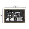Honey Dew Gifts, Smile You're on Camera. No Soliciting, 10.5