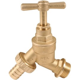 Outdoor Garden Tap – 1/2" BSP Hose Bib Outside Tap for Wall-Mounted Use, Compatible with 15mm Copper Pipe
