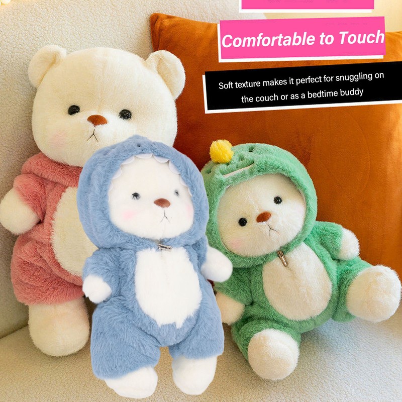 Bear Stuffed Animal Soft 30cm Cute Adorable Plush Toy with