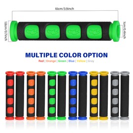 2Pcs Universal Motorcycle Brake Lever Covers, Silicone Sleeve Brake Grips, Non-Slip Grip Cover for Bicycle, Cycling, Mountain Bike（Green）