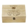 ukgiftstoreonline Dad Remembrance Large Wooden Memory Keepsake Box Gift