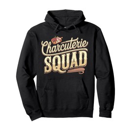 Charcuterie Squad Meat Cheese Board Charcuterie Pullover Hoodie