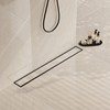 Neodrain 32 in Matte Black Linear Shower Drain- with 2-in-1