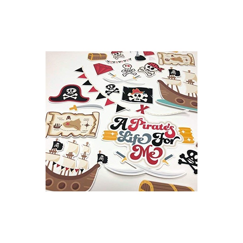 Paper Die Cuts - A Pirate's Life - Over 60