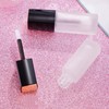 UPSTORE 3 Pcs 5ml Frosted Glass Lip Gloss Tubes Refillable