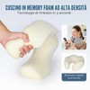 Euqvunn Cuscino da Viaggio Regolabile con Borsa, Cuscino Viaggio in