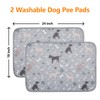 Mozin Washable Pee Pads for Dogs, 2 Pack Super Absorbent