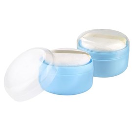 UPKOCH Caja De Polvo Para Cuerpo Con Soplo Y Tamiz Contenedor De Talco Para Bebés Y Adultos Aplicador De Talco Suave Para Viaje Y Uso Diario...       