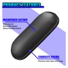 Craedli 2PCS Car Door Armrest Pads, Soft Leather Memory Foam