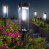 BITPOTT Bright Solar Pathway Lights, 4 Pack Solar Lights Outdoor