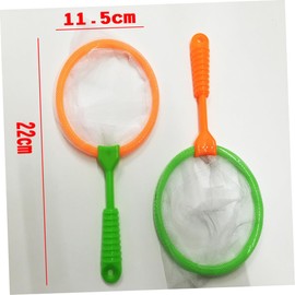 NOLITOY 10pcs Mini Gauze Fishing Net Portable Outdoor Garden Toy for Boys and Girls Lightweight Simulated Net Playthings for Catching Insects Bugs and Fish Random